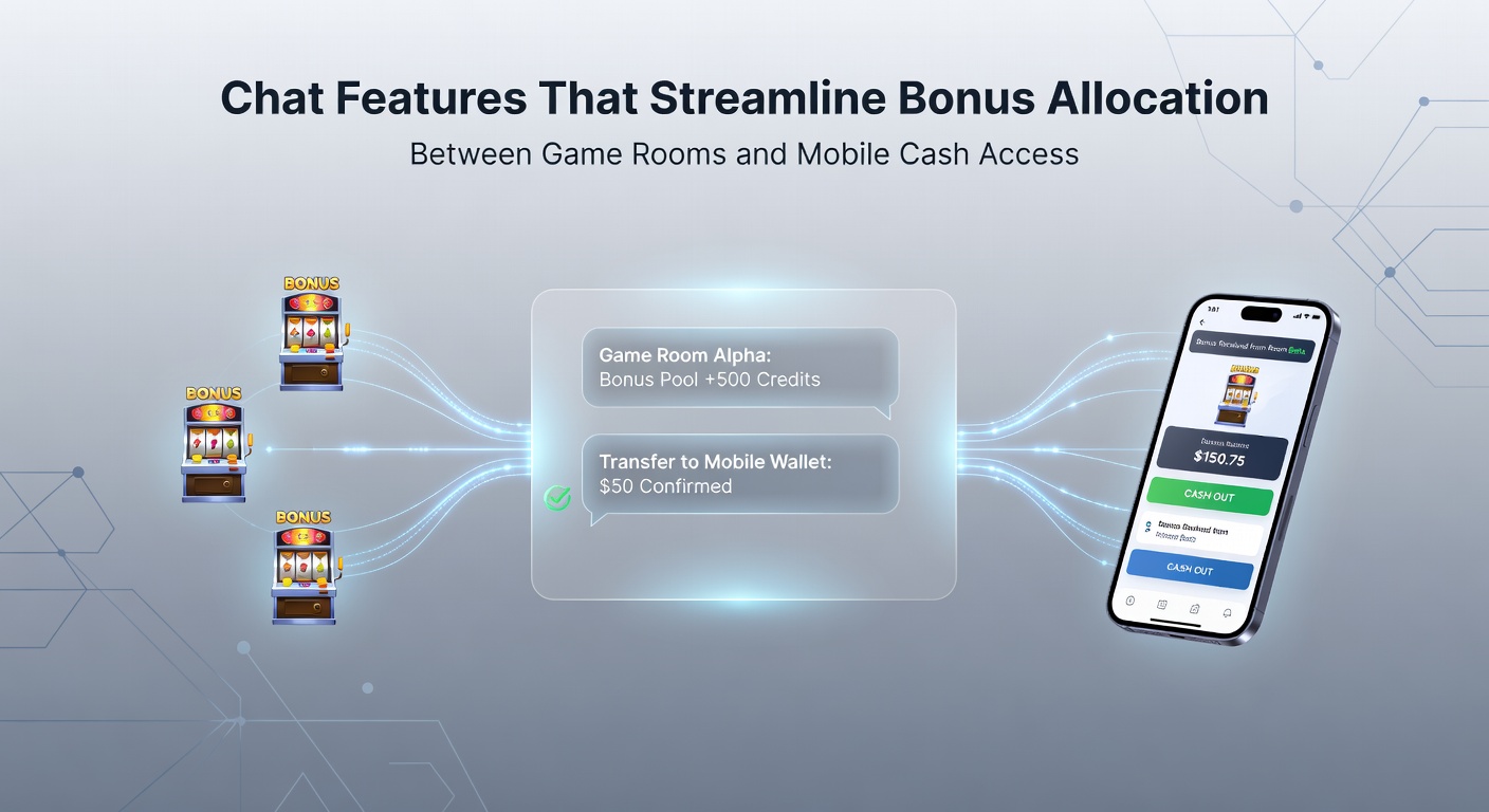 Mobile screen displaying chat-guided bonus transfer confirmation and cash access steps