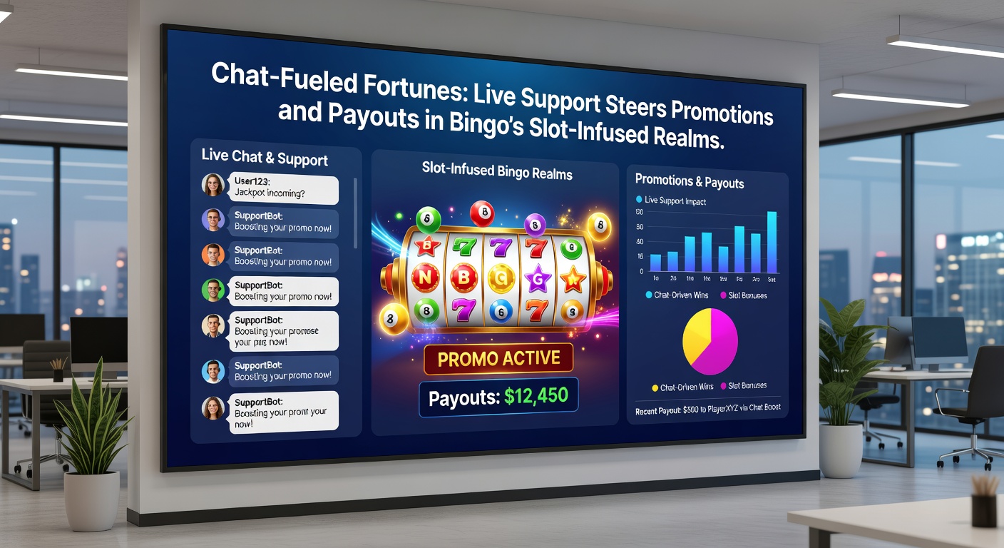 Close-up of a mobile screen displaying live chat interaction unlocking a slot promotion in a bingo app, with payout confirmation popping up