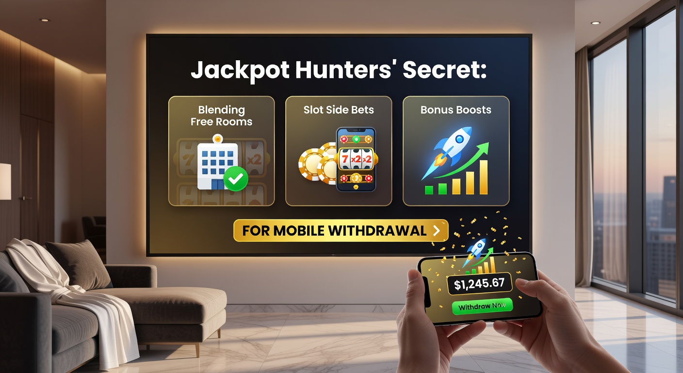 Close-up of a mobile screen showing a jackpot win notification, bonus boost active, and one-tap withdrawal option in progress